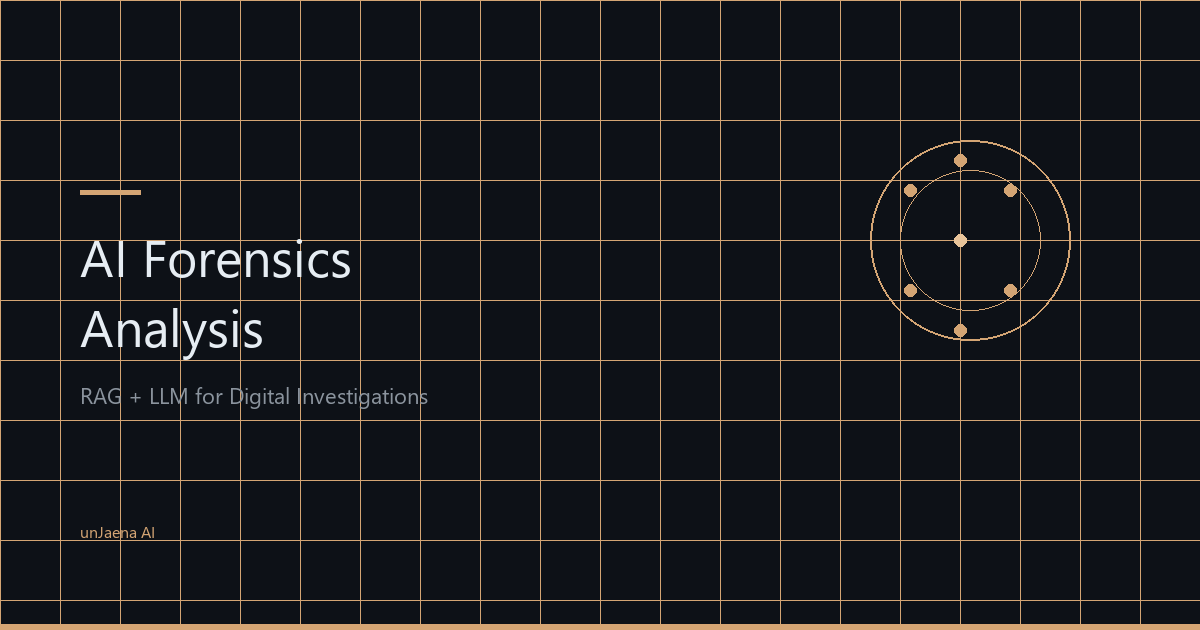 AI Forensics Analysis: A Beginner's Guide to RAG and LLM in Digital Investigations